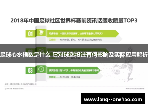 足球心水指数是什么 它对球迷投注有何影响及实际应用解析
